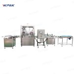 Avtomatik Kiçik Kosmetik Butulkaların Doldurulması Qapaqlı Qapaqlı Etiketləmə Xətti