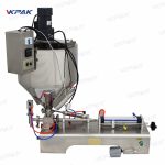 Yarı Avtomatik Bal Bibər Sousu İstilik Qarışdıran Doldurma Avadanlığı