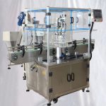 Qapaqlı Lift Qidalandırıcısı Olan Dönərli Plastik Şirə Butulkasının Qapağı Avadanlığı