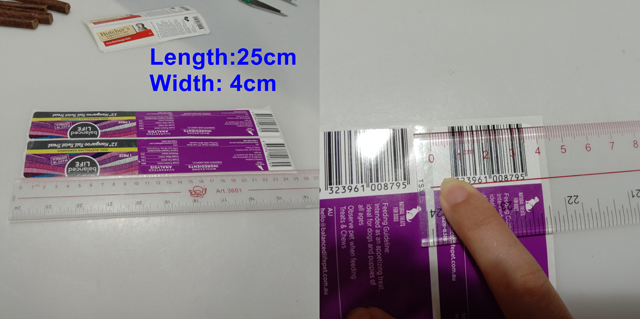 QR kodu labeller.jpg ilə qatlanan etiketləyici üçün etiket rulonları