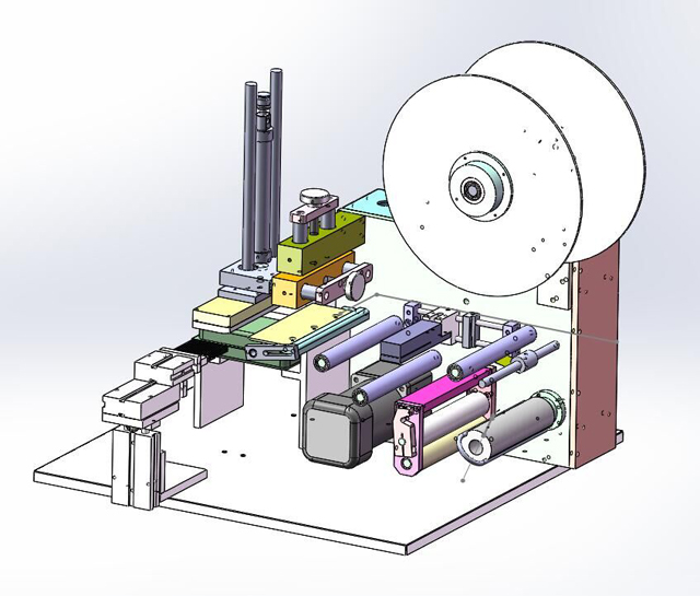 bottles labeling equipment semi automatic etiketləmə maşınları.jpg